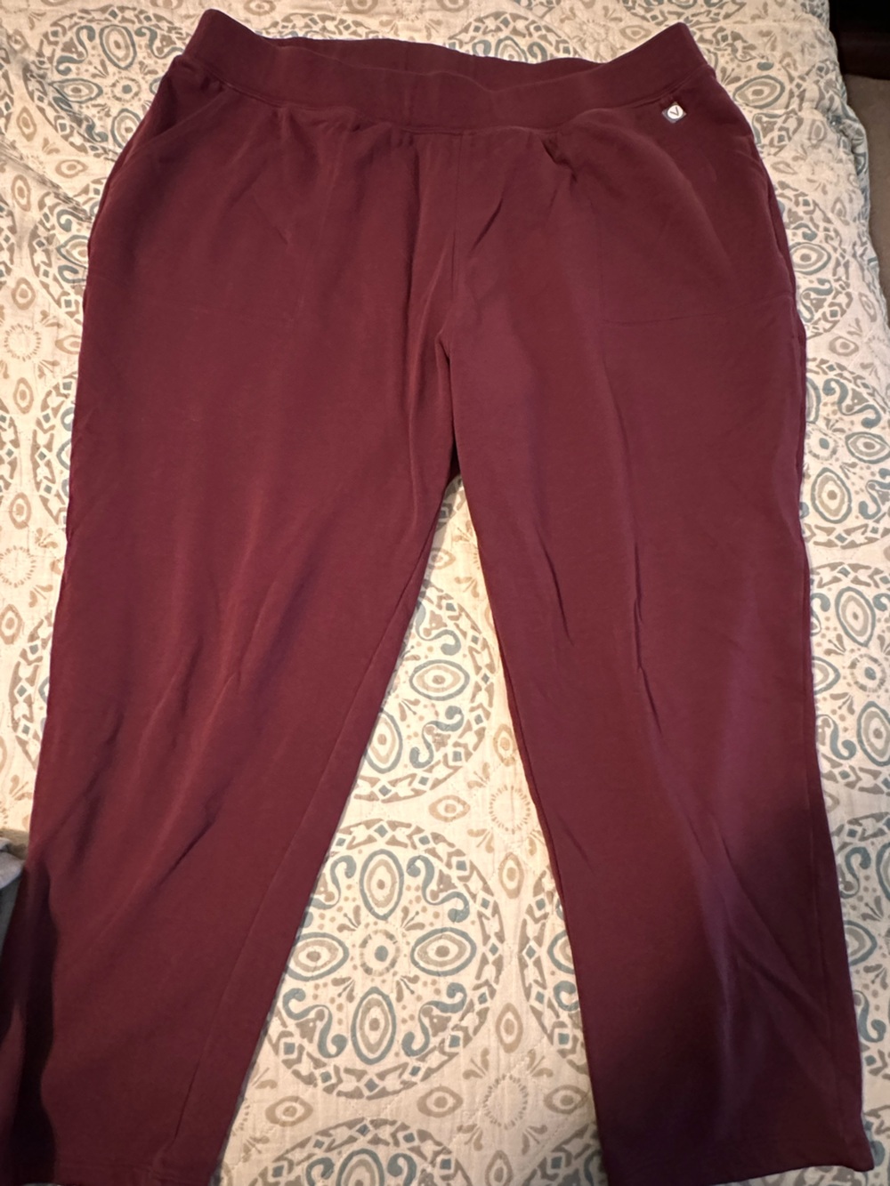 Lane Bryant Deep Wine Knit Lounge Pants 22/24